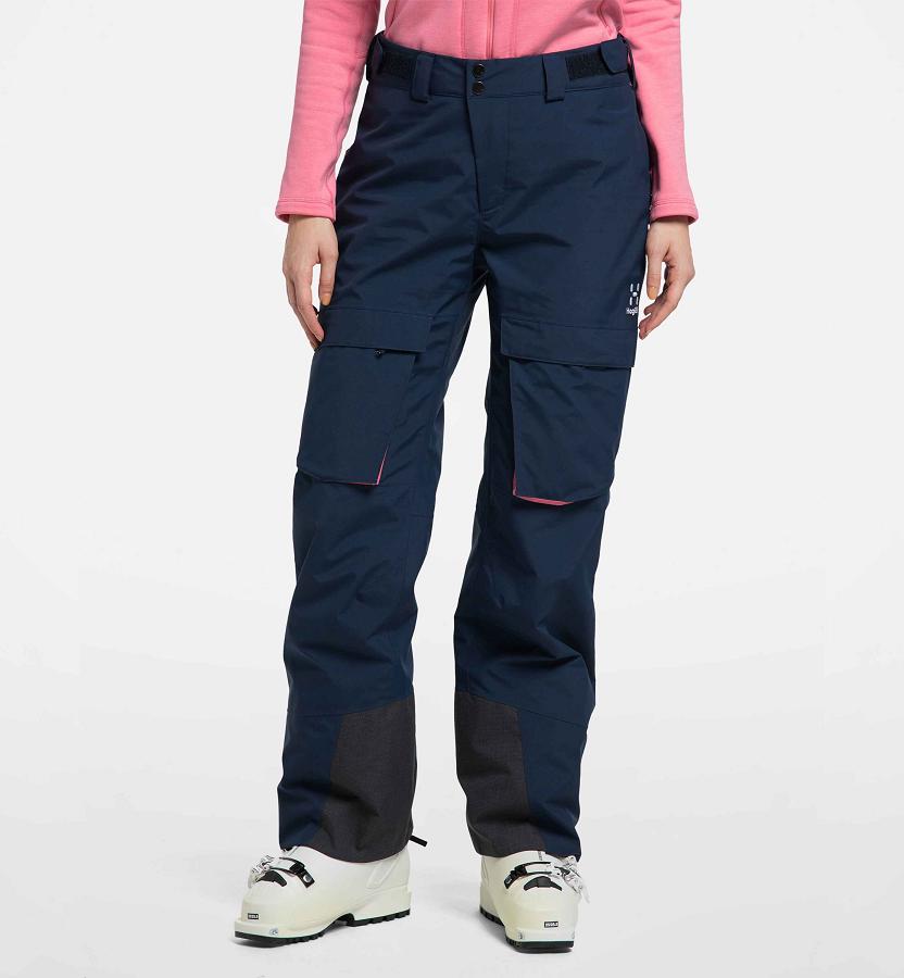 Haglöfs Elation GTX Ski Pants Dark Blue For Womens YLWAB1048 Australia